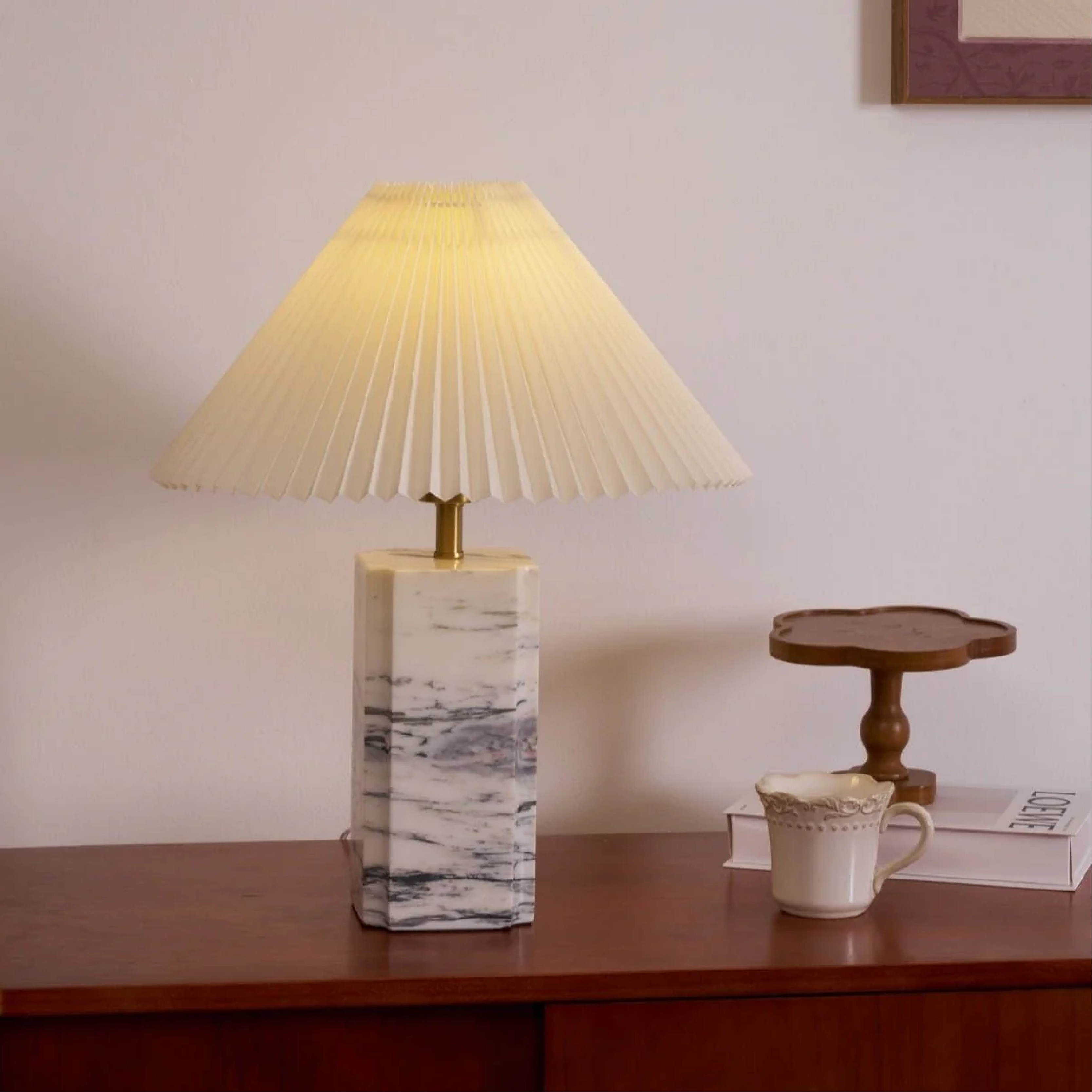 Lampada da tavolo in marmo di Rica