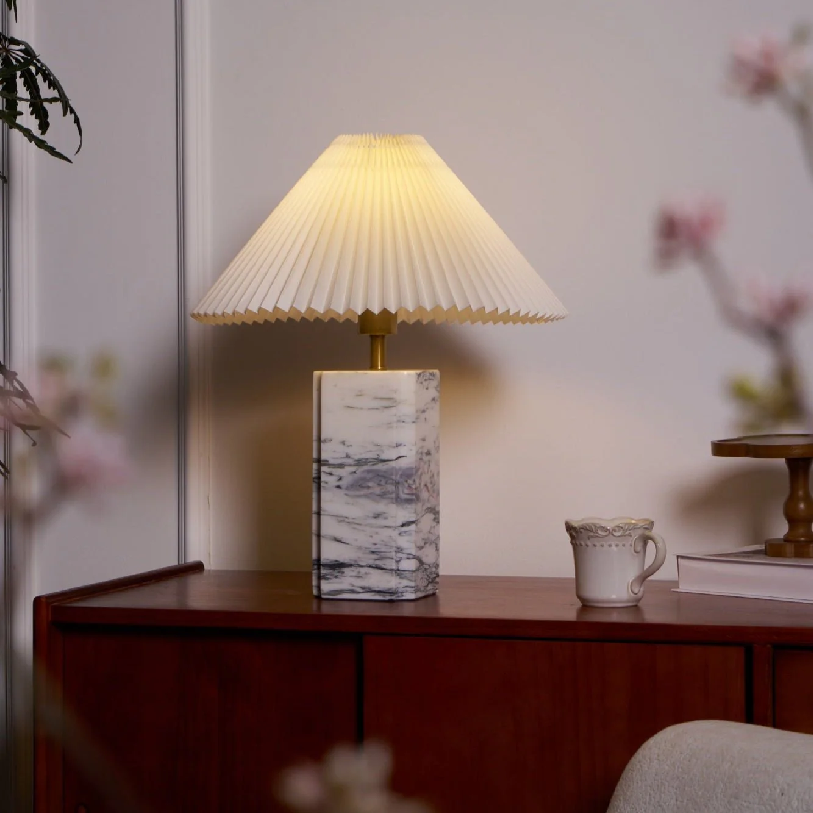 Lampada da tavolo in marmo di Rica