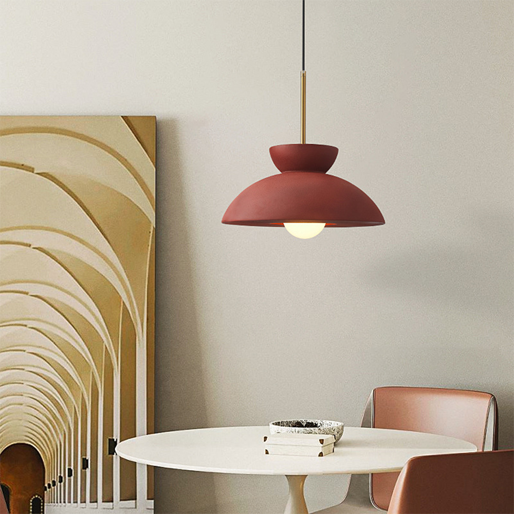 Lampada a sospensione in stile Wabi Sabi