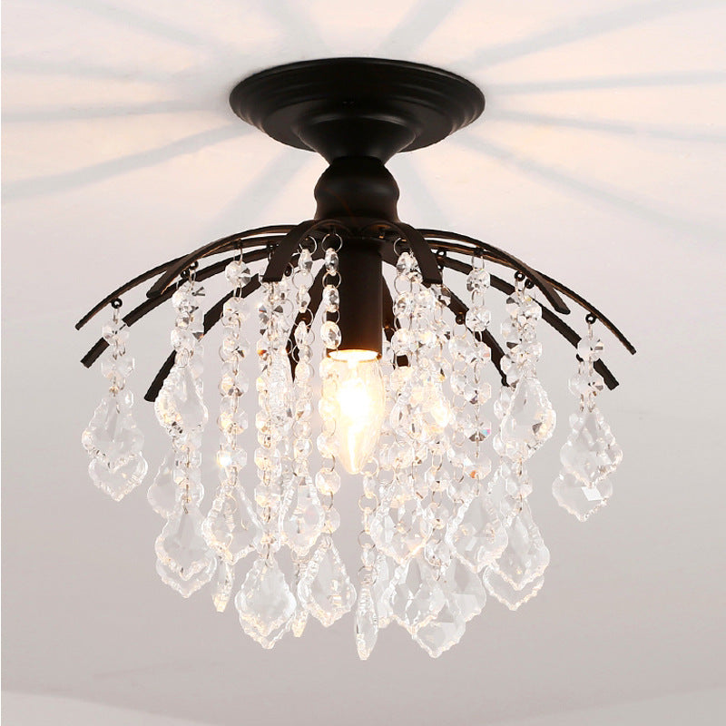 Lampadario di cristallo per la camera da letto
