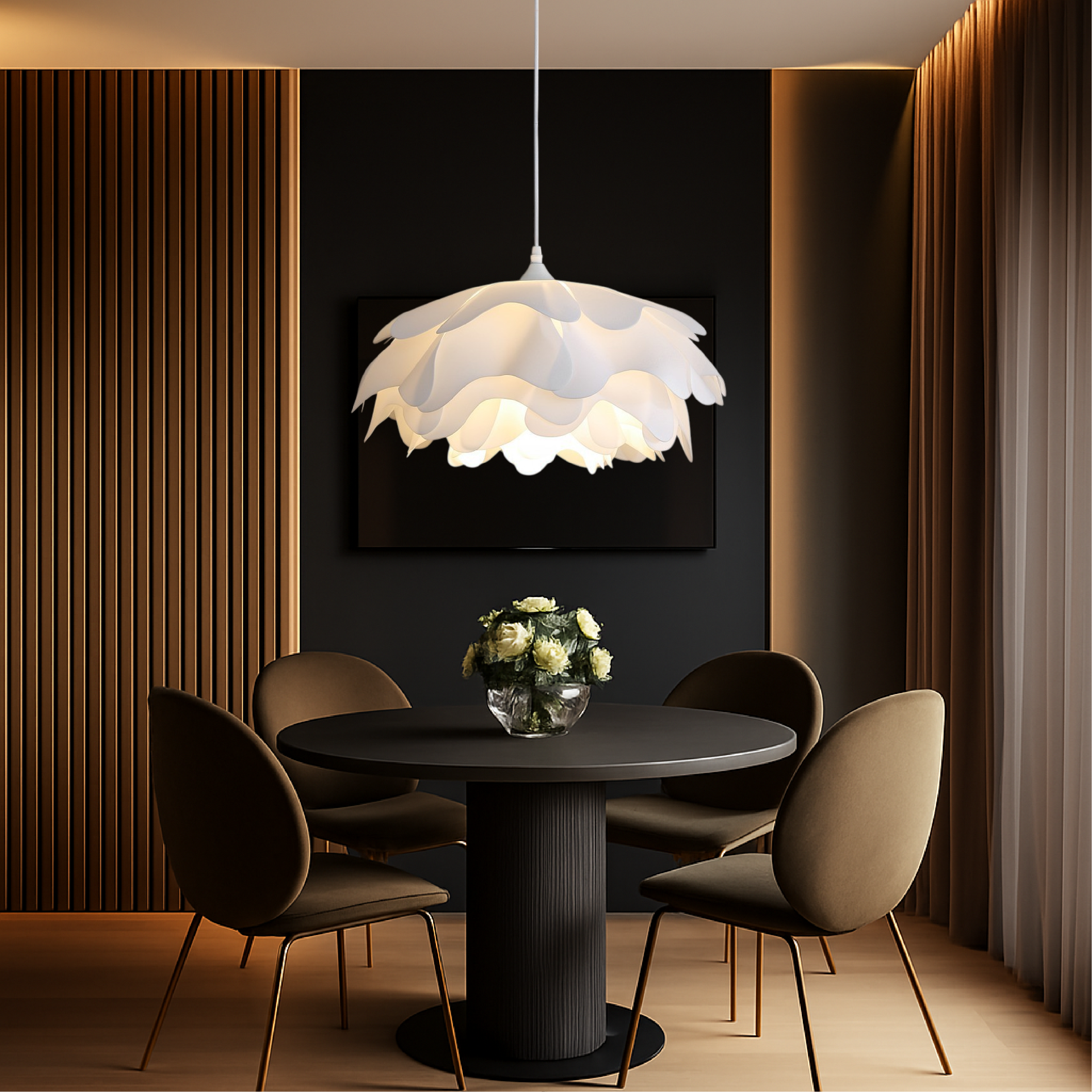 Lampada a sospensione Peony Mud