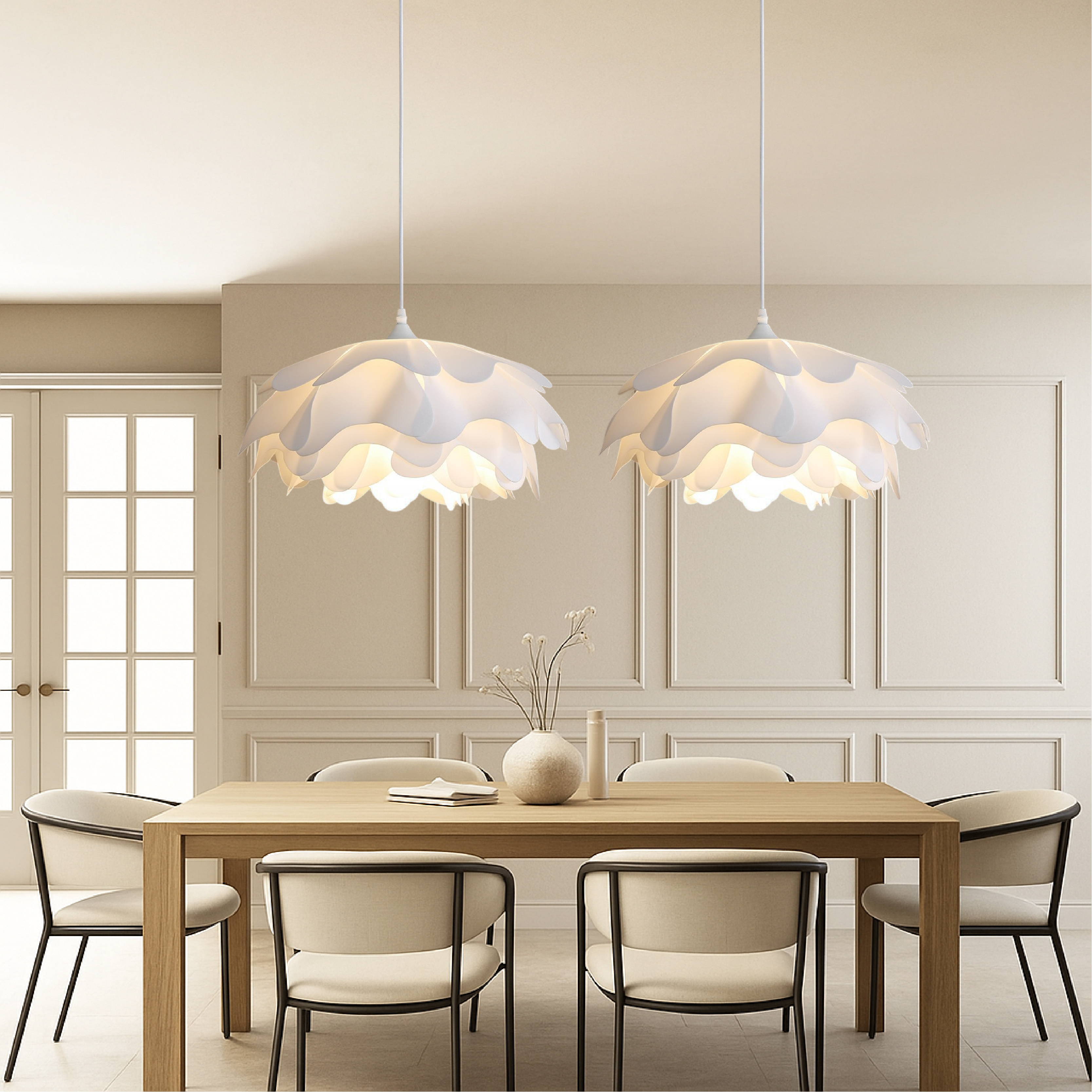 Lampada a sospensione Peony Mud