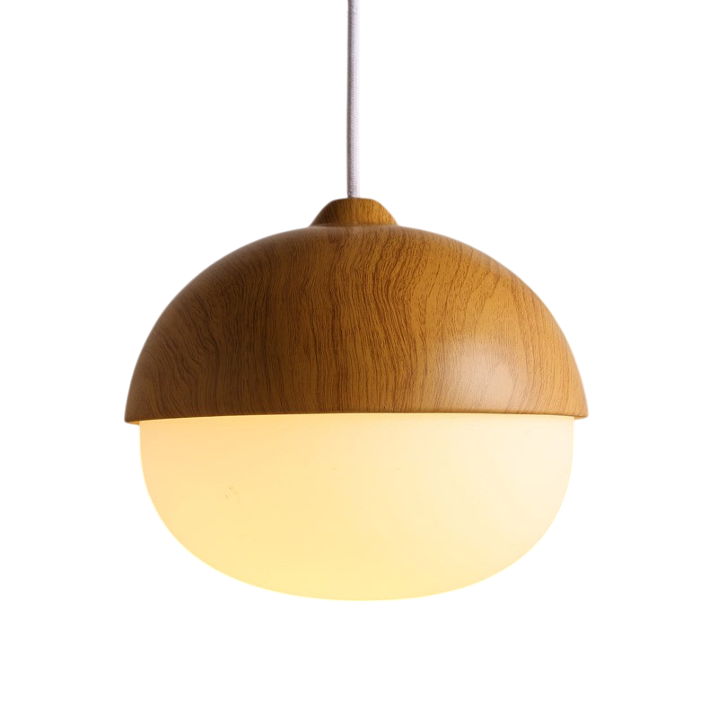 Lampada a sospensione in legno nordico