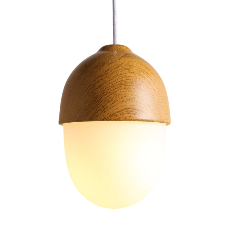 Lampada a sospensione in legno nordico