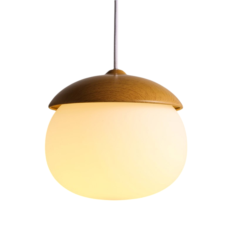 Lampada a sospensione in legno nordico
