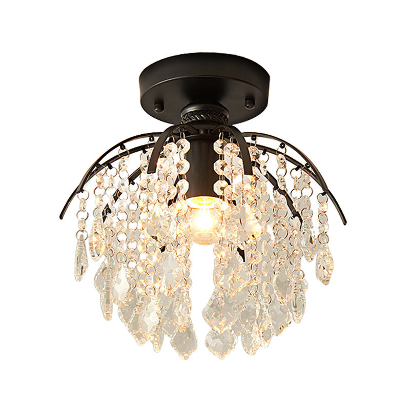 Lampadario di cristallo per la camera da letto