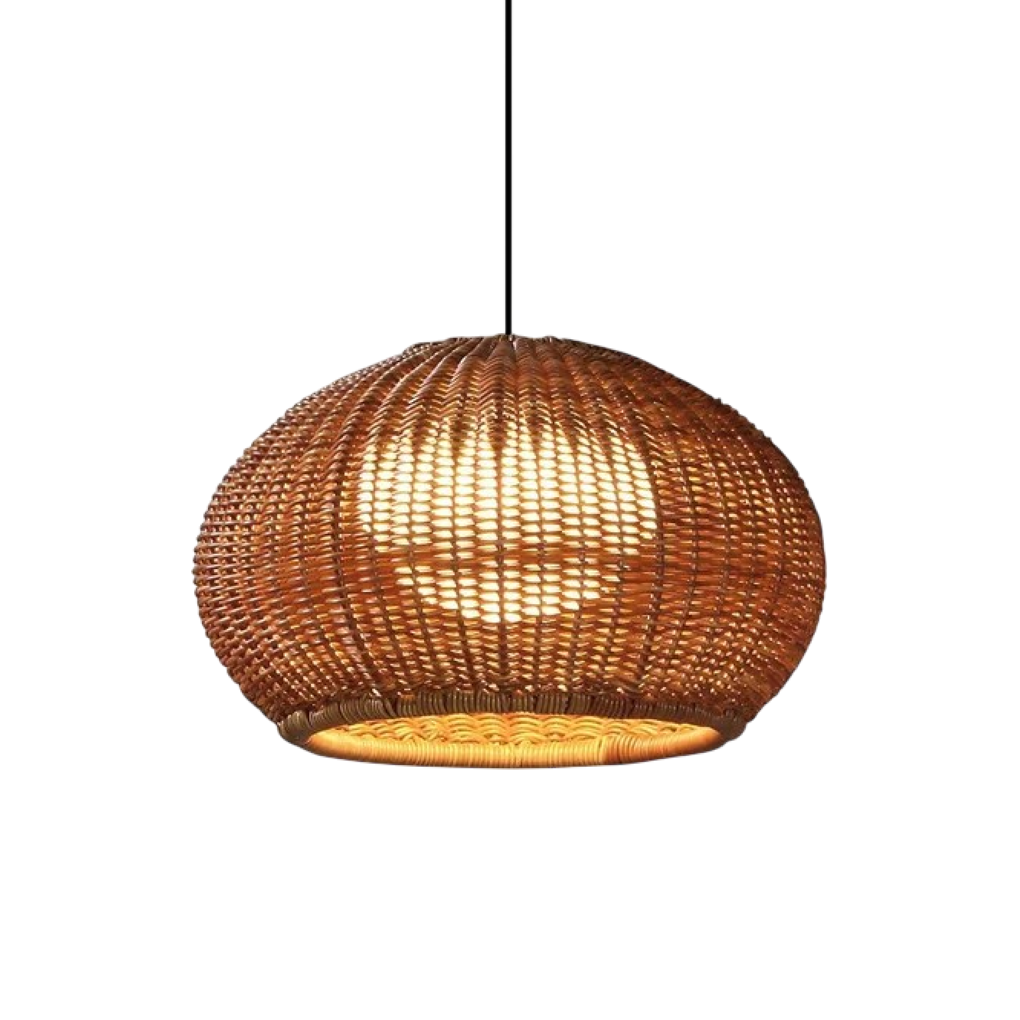 Luce a sospensione in bambù per esterni/interni