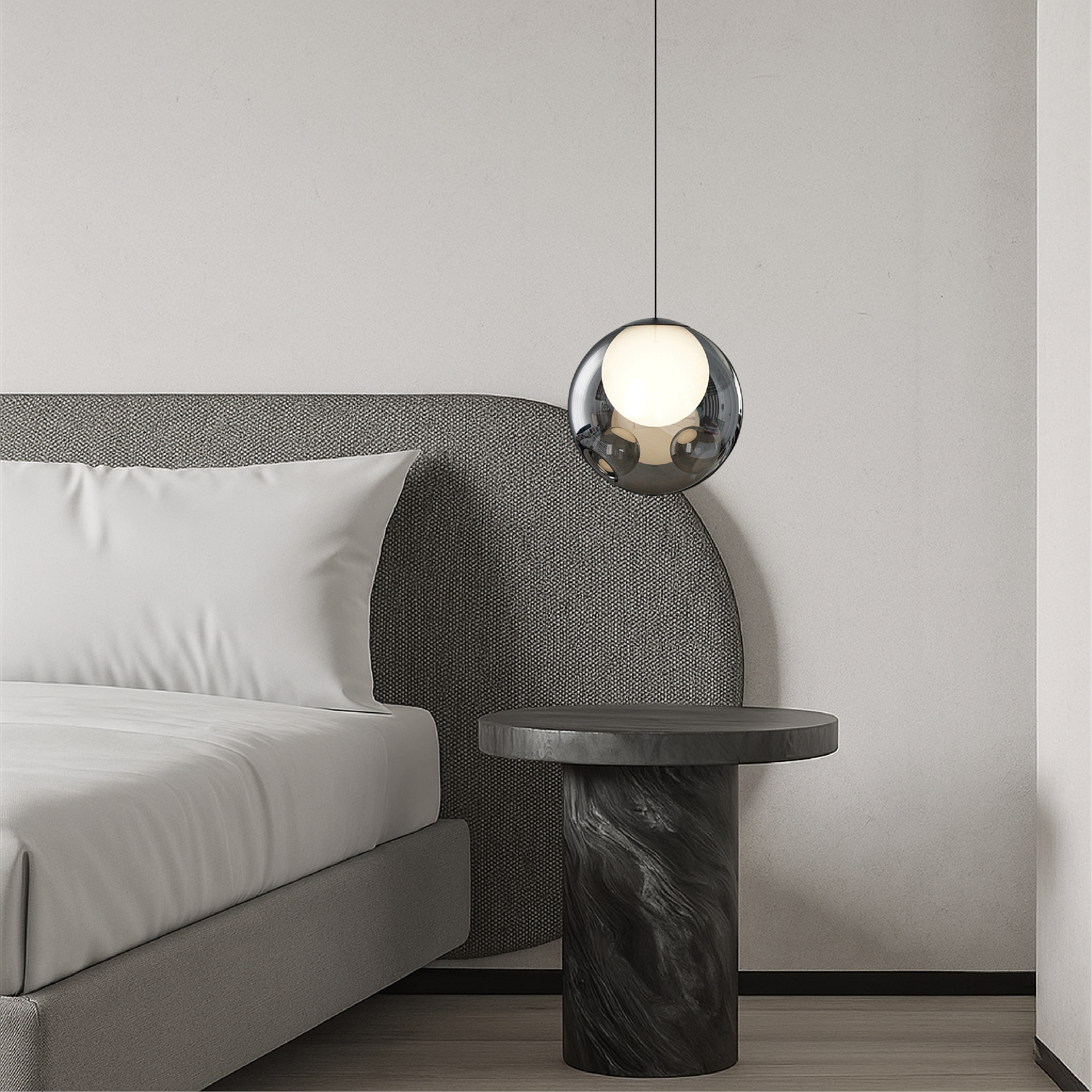 Lampada a sospensione in vetro italiano