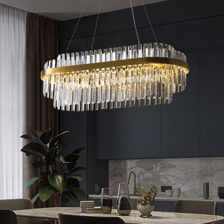 Lampadario di lusso in cristallo