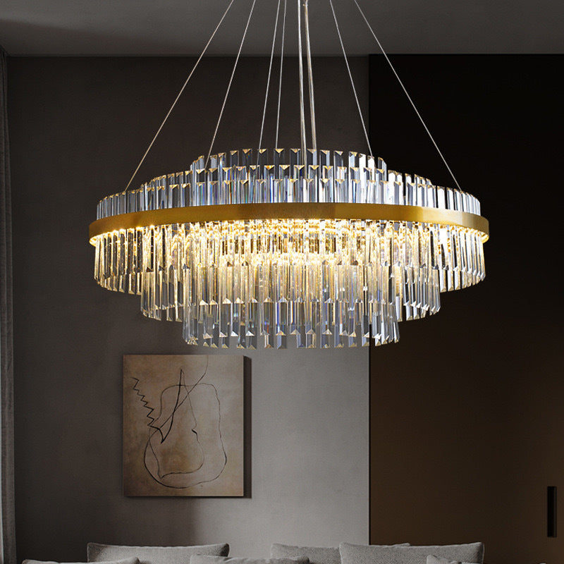 Lampadario di lusso in cristallo
