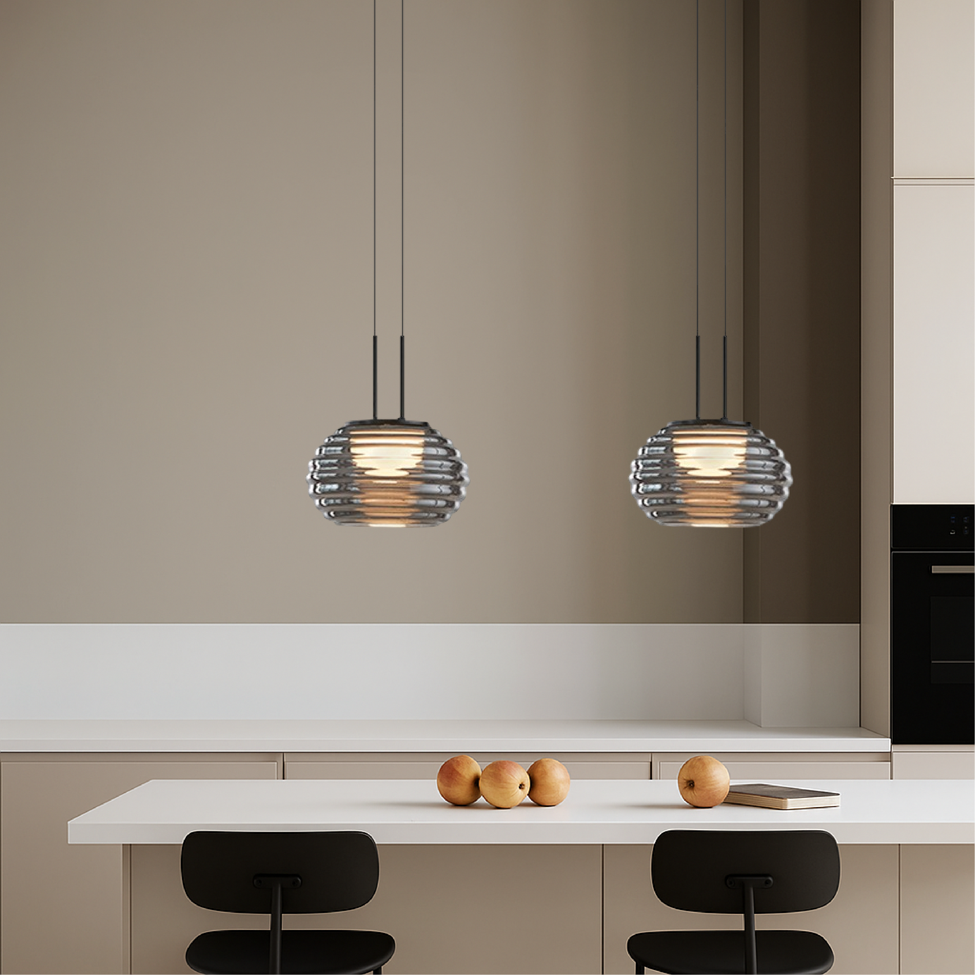 Luce a sospensione per l'isola della cucina
