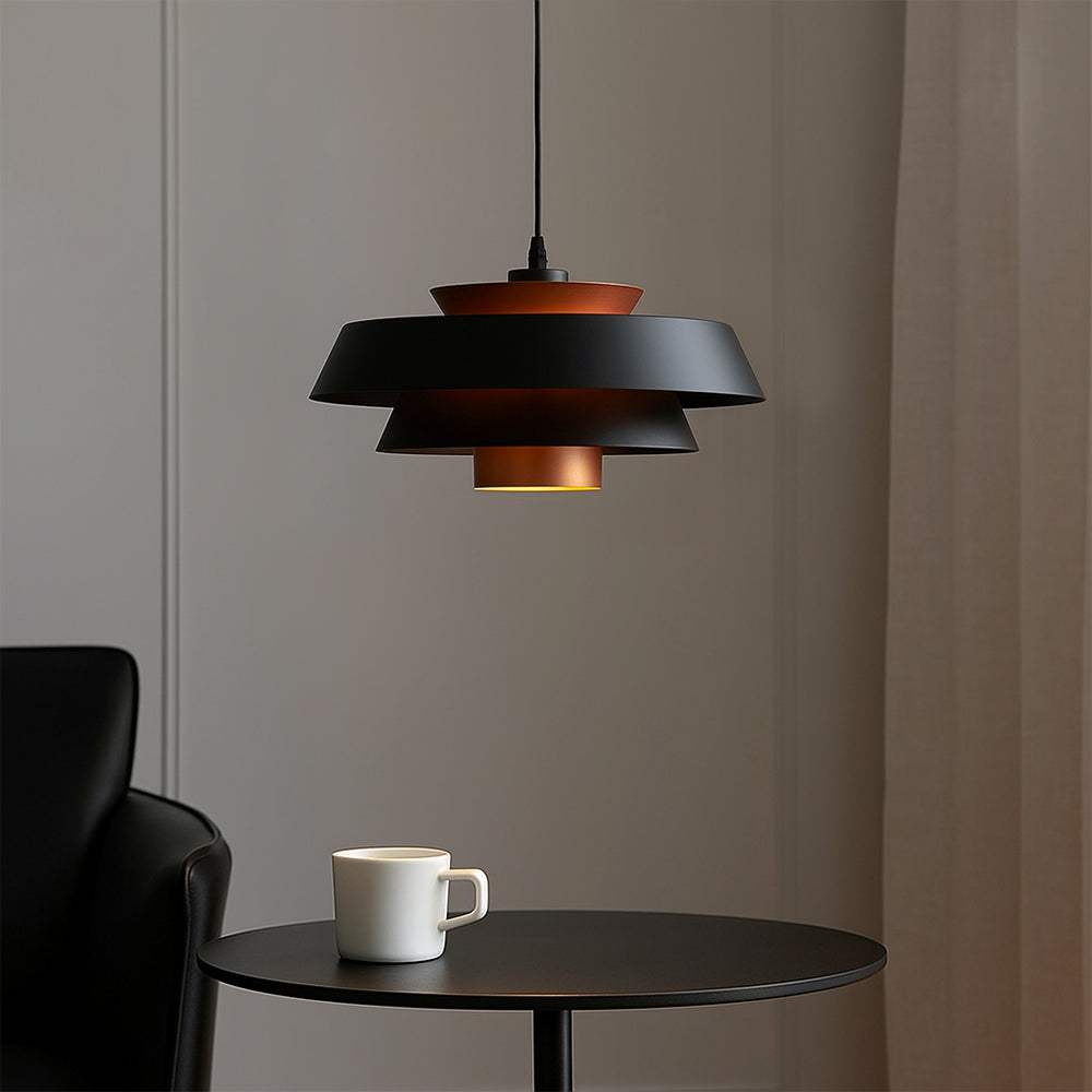 Lampada a sospensione a vaso retrò
