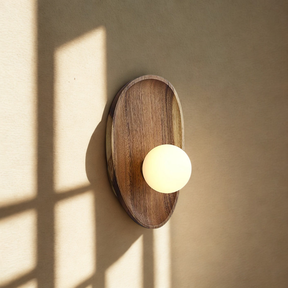 Lampada da parete in legno Mirdor