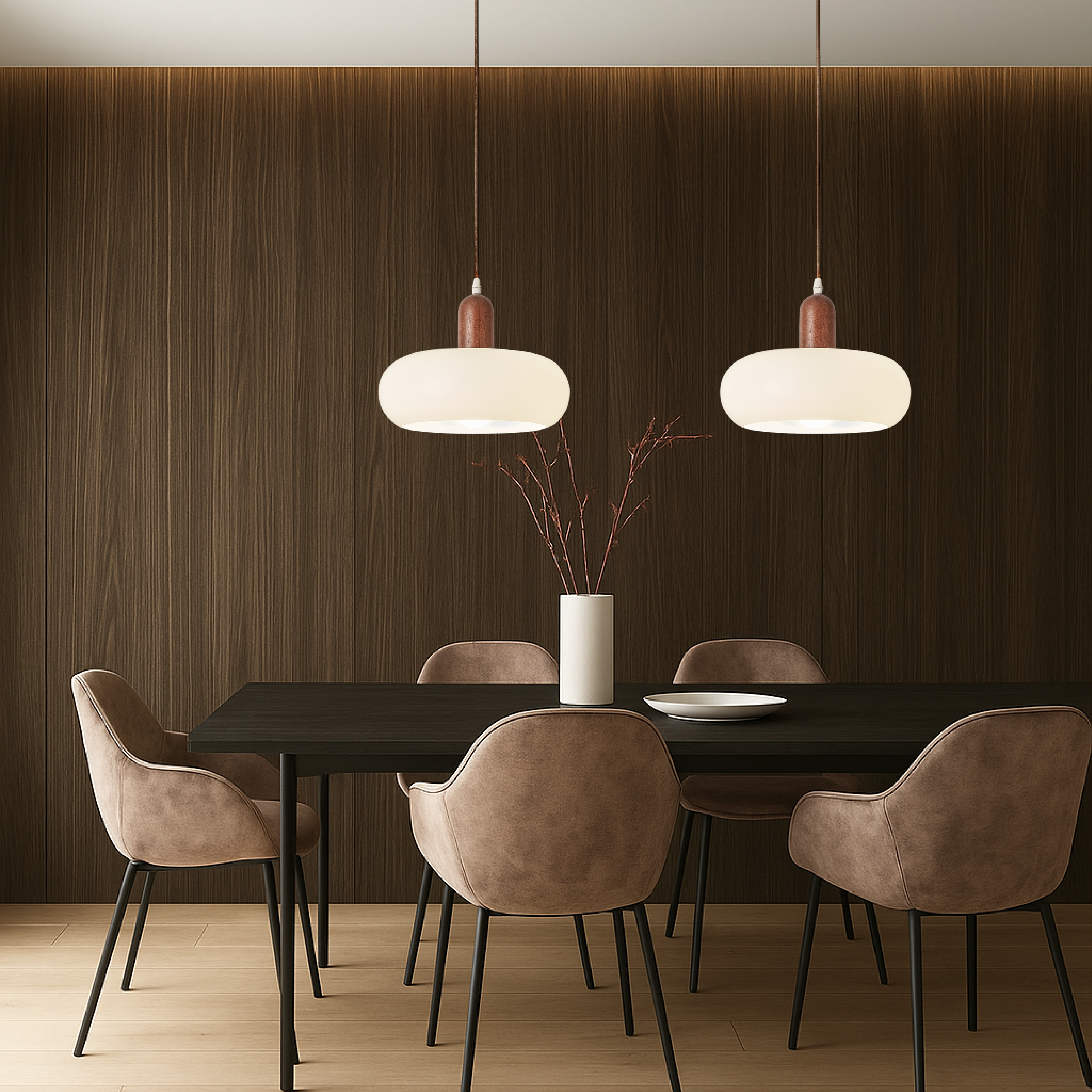 Lampada a sospensione Nordic Cream