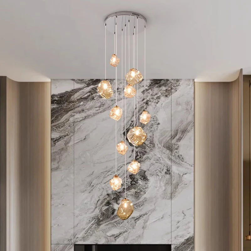 Lampadario per scale Nordic Villa