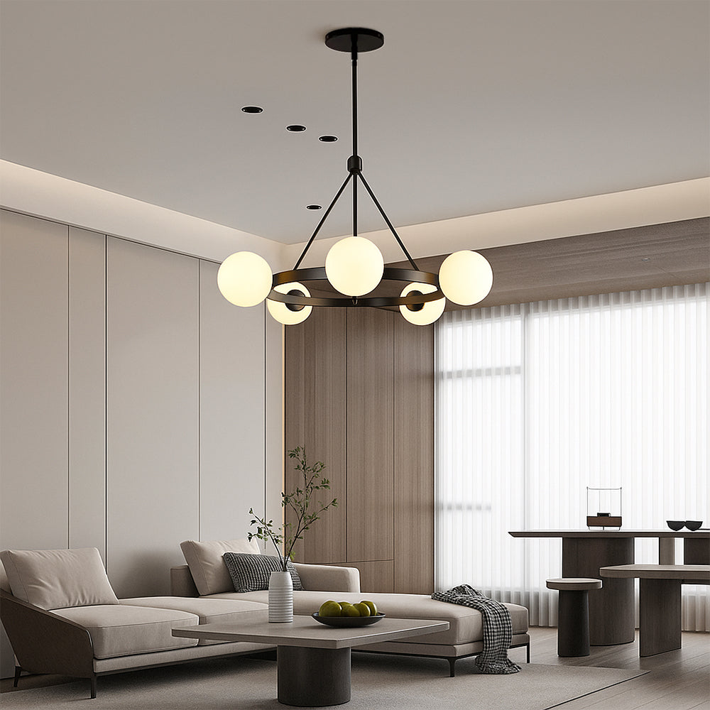 Lampadario Uskas Nordic a 5 teste