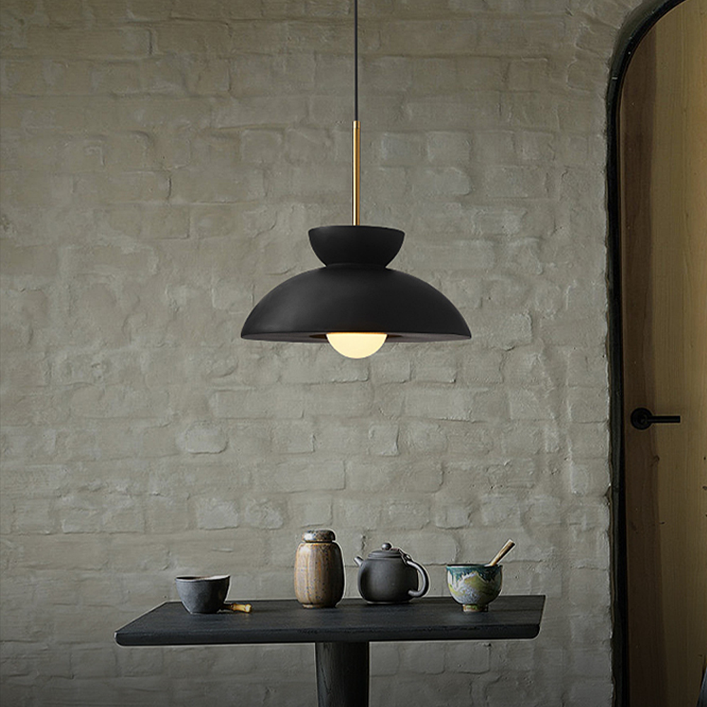 Lampada a sospensione in stile Wabi Sabi