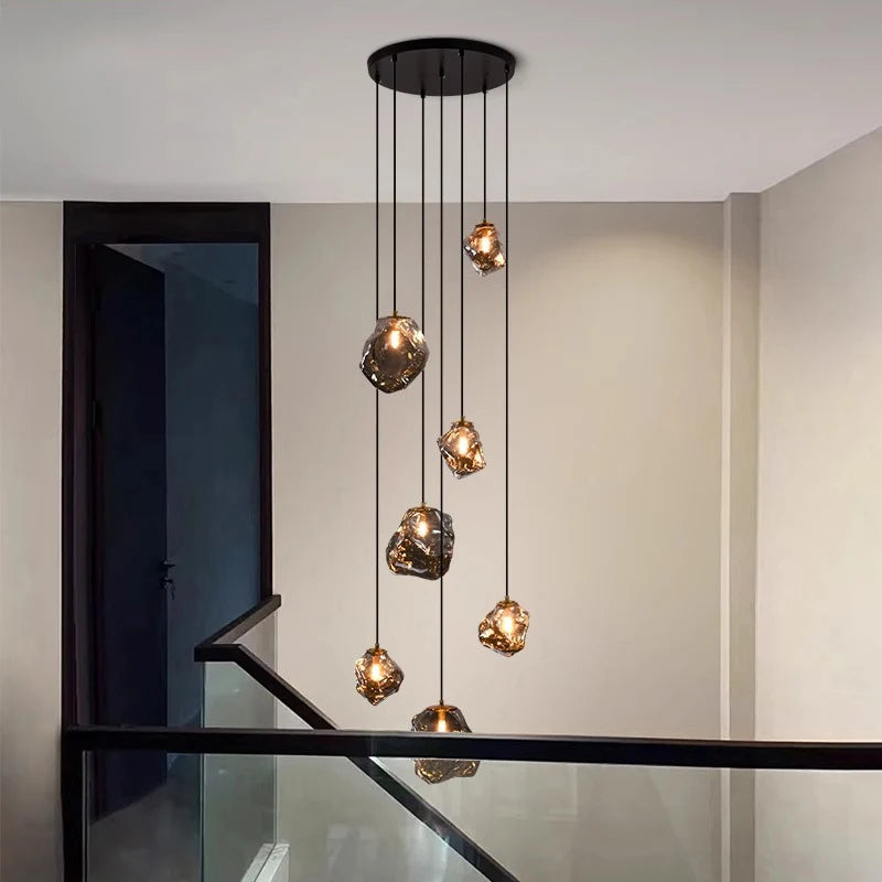 Lampadario per scale Nordic Villa