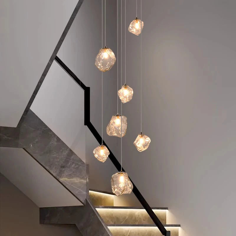 Lampadario per scale Nordic Villa