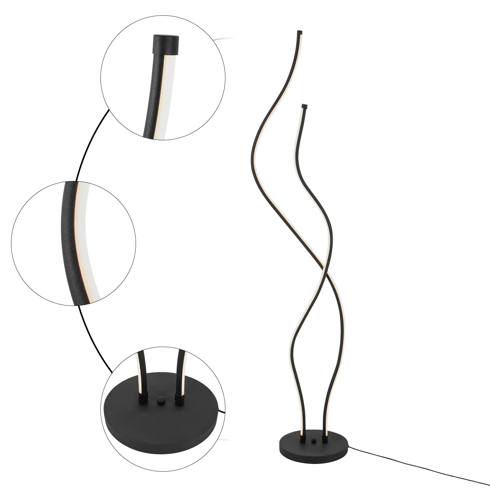 Lampada da terra in stile moderno