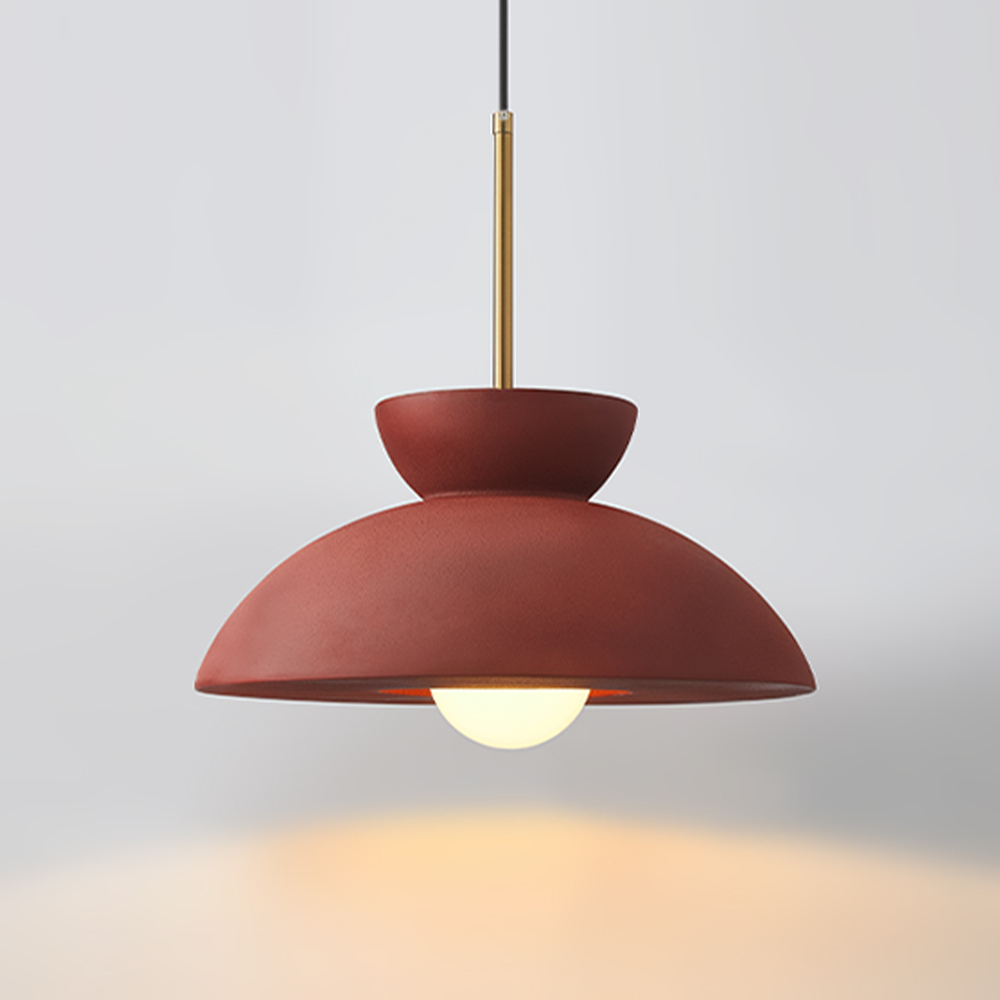 Lampada a sospensione in stile Wabi Sabi