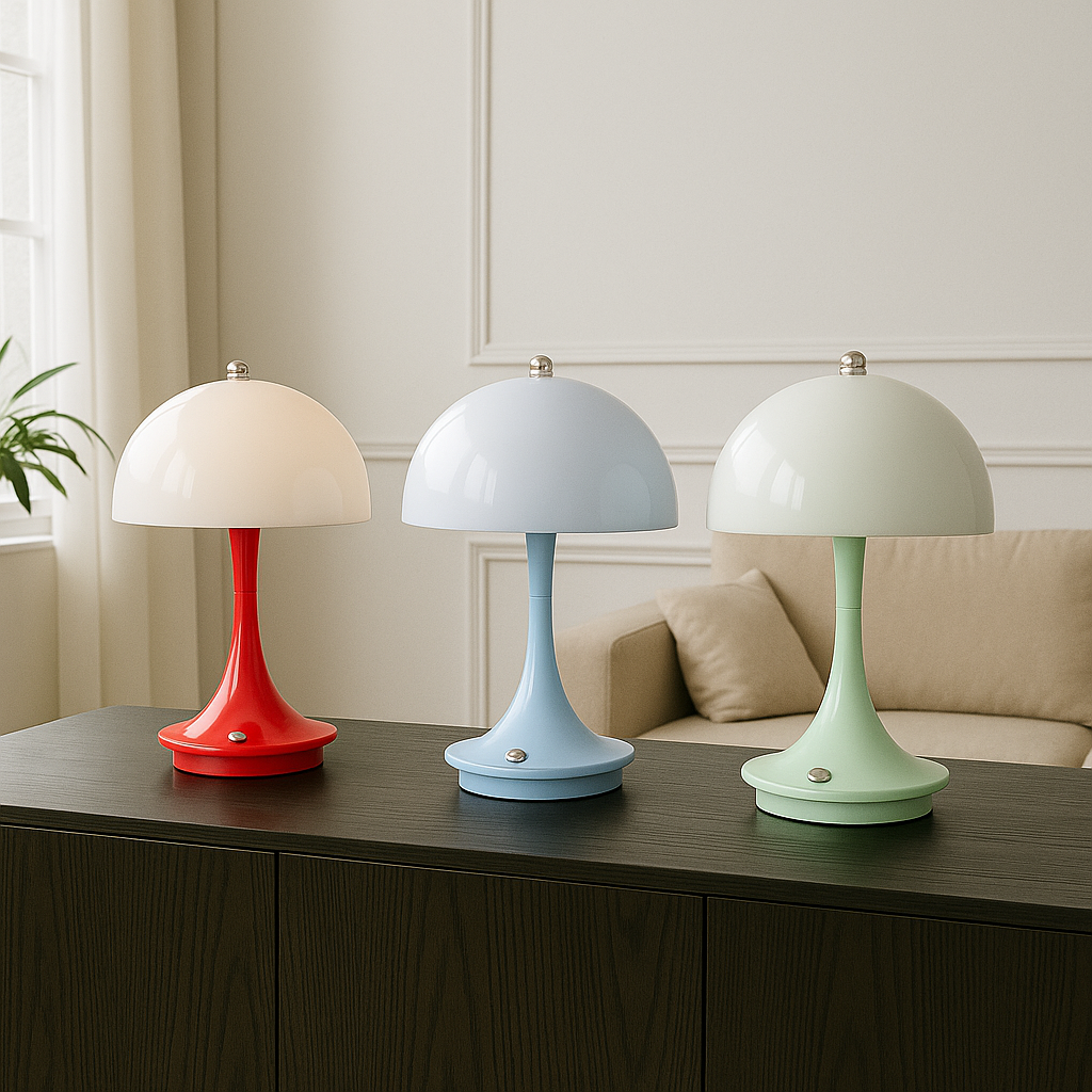 Lampada da tavolo a fungo