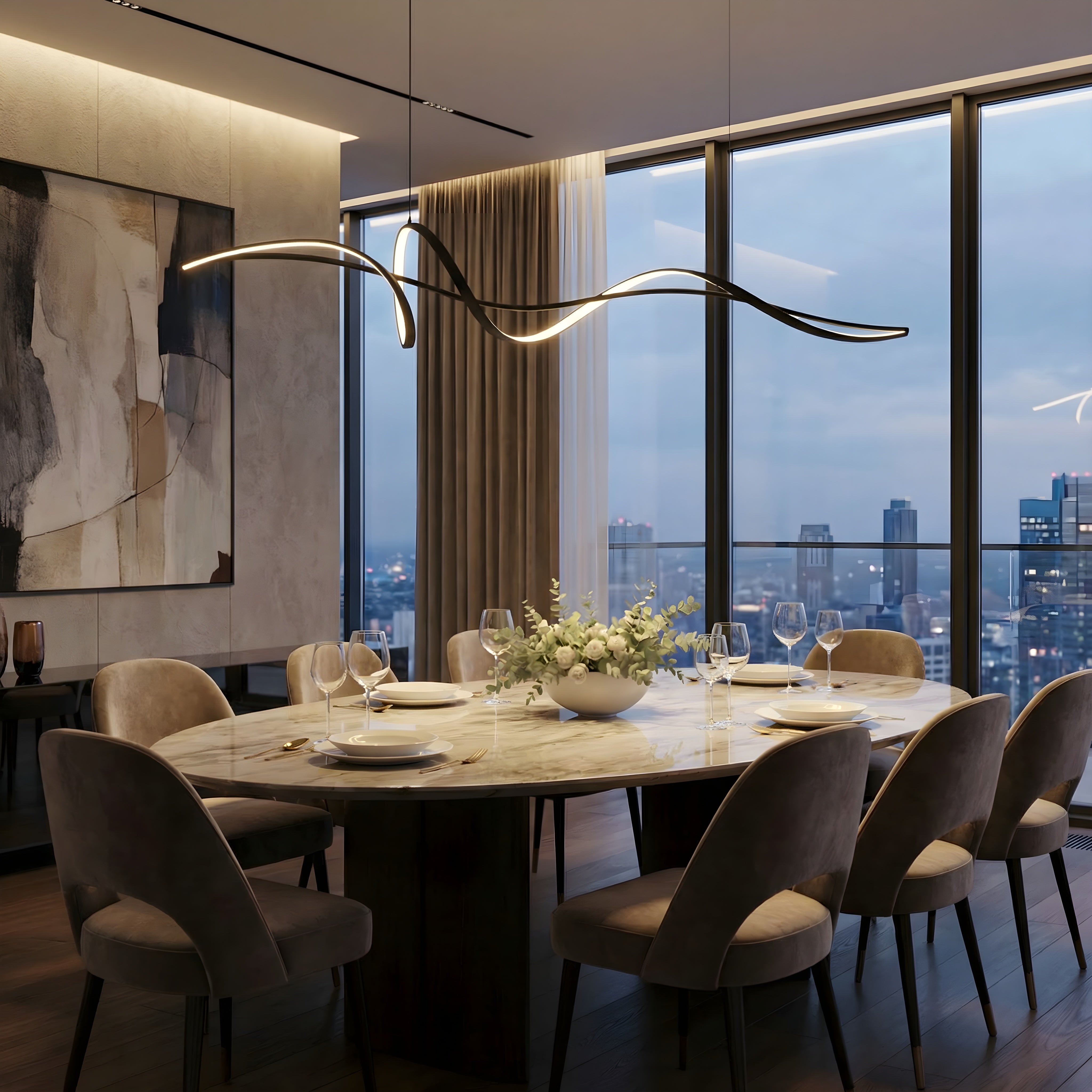 Lampadario minimalista Kyra