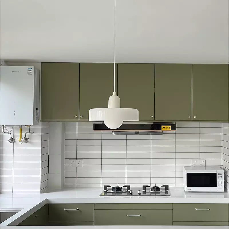 Lampada a sospensione in vetro colorato Bauhaus