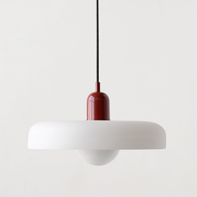 Lampada a sospensione in vetro colorato Bauhaus