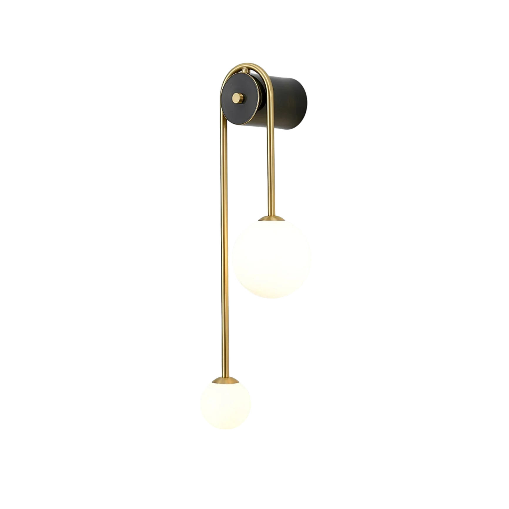 Lampada da parete ad arco