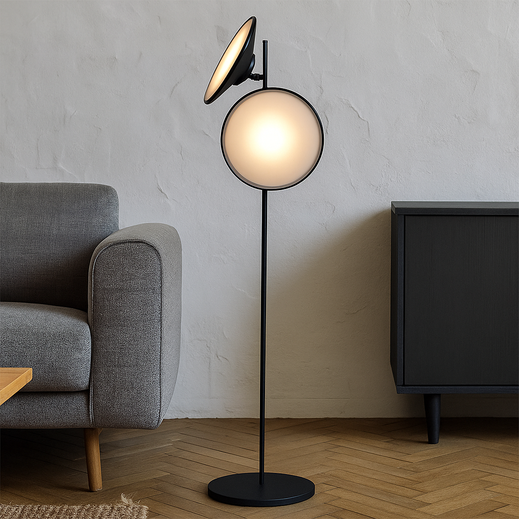 Lampada da terra moderna Glaru