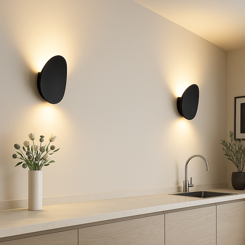 (confezione da 4) Lampada da parete crepuscolare