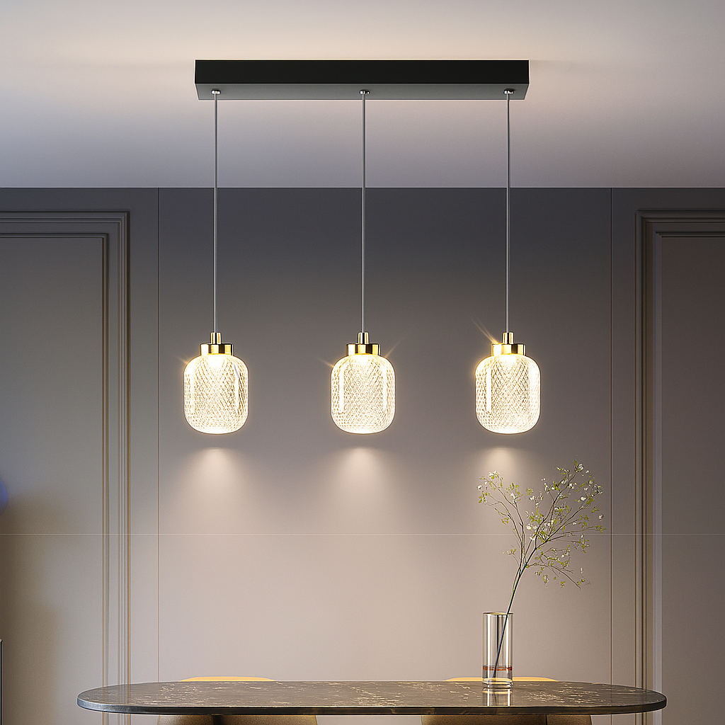 Lampada a sospensione per tavolo da cucina Novaso
