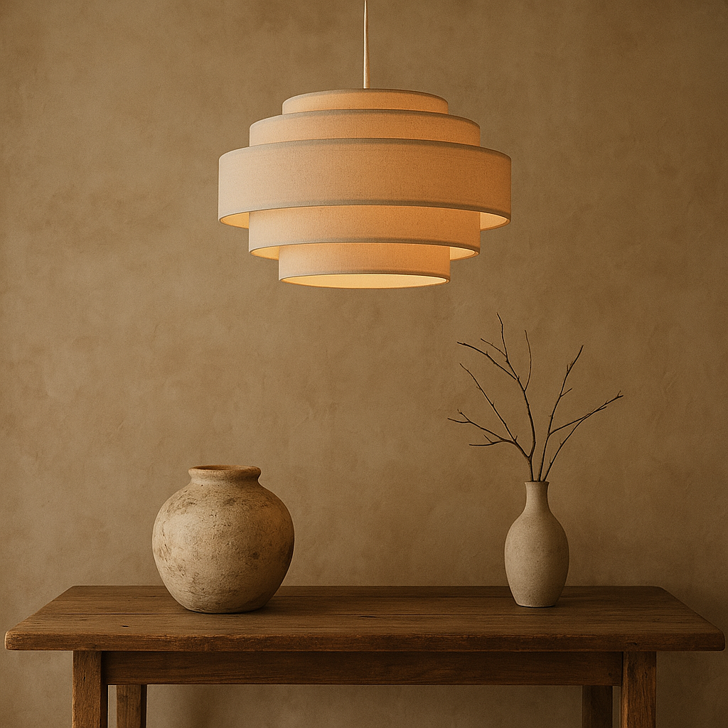 Lampada a sospensione ad anello Wabi Sabi