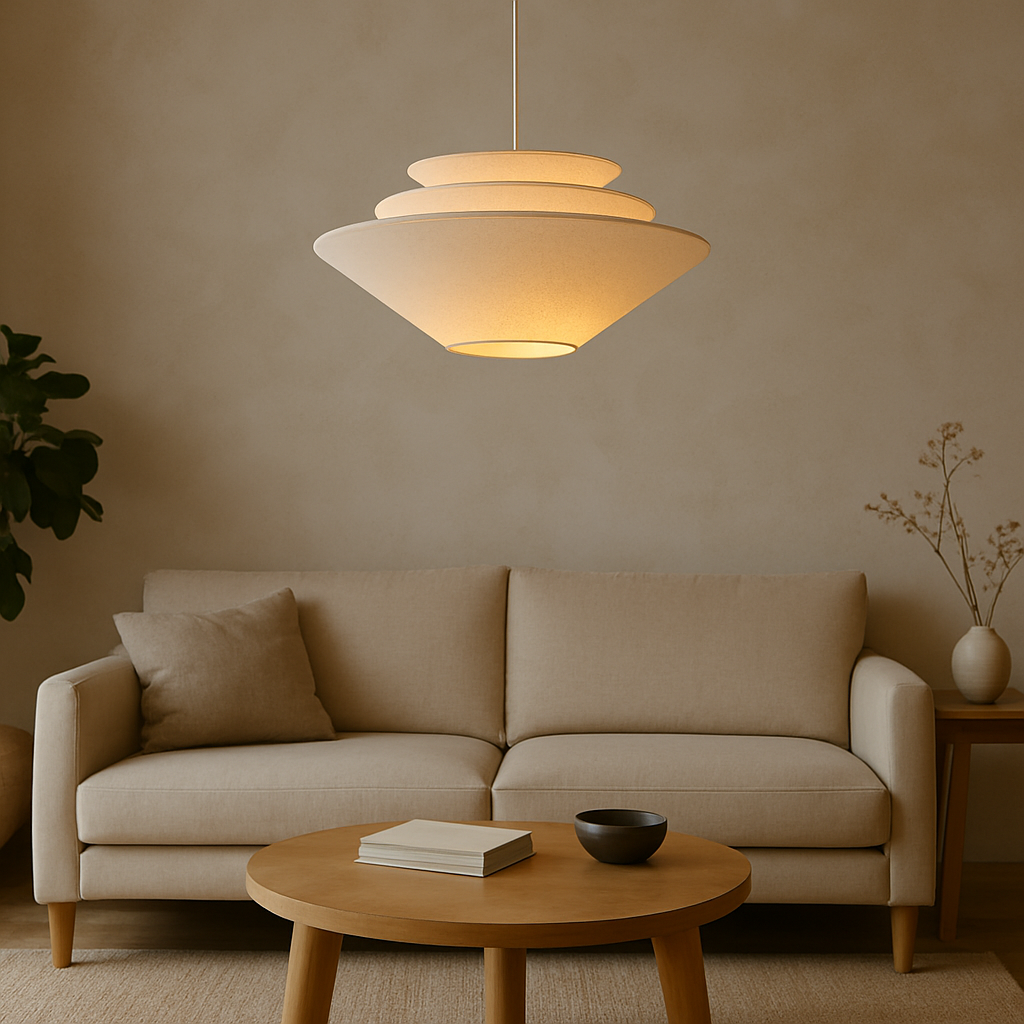Lampada a sospensione Wabi Sabi multistrato
