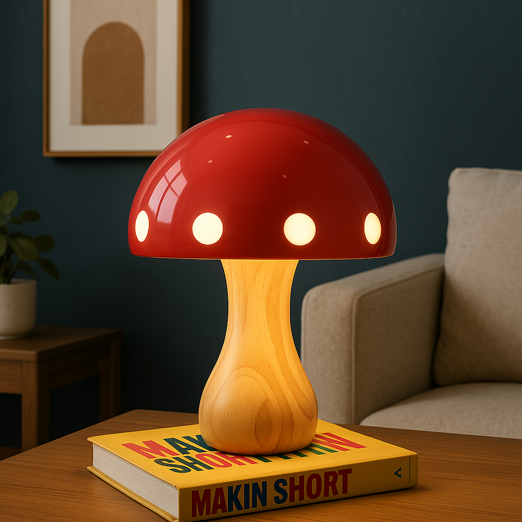 Lampada da tavolo a fungo