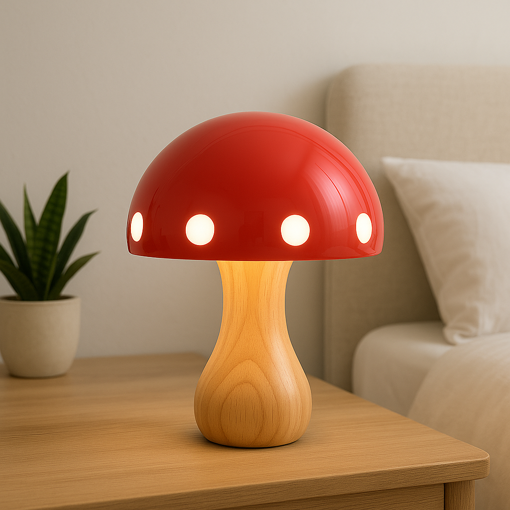 Lampada da tavolo a fungo