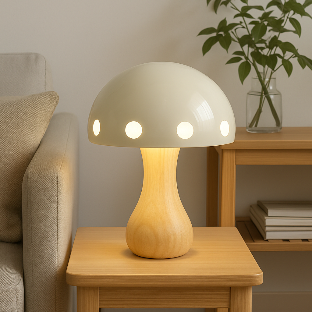 Lampada da tavolo a fungo