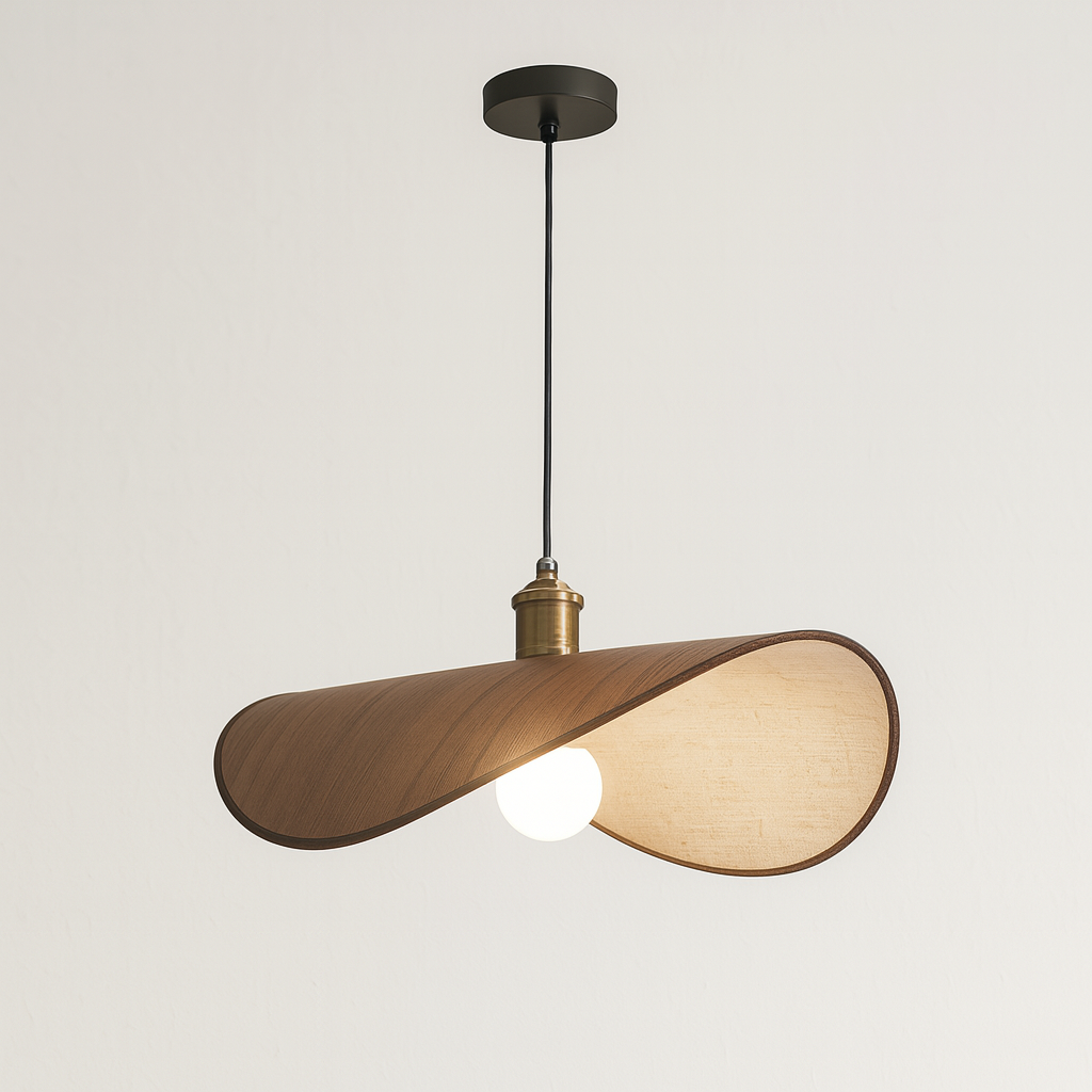 Lampada a sospensione con fiori Wabi Sabi