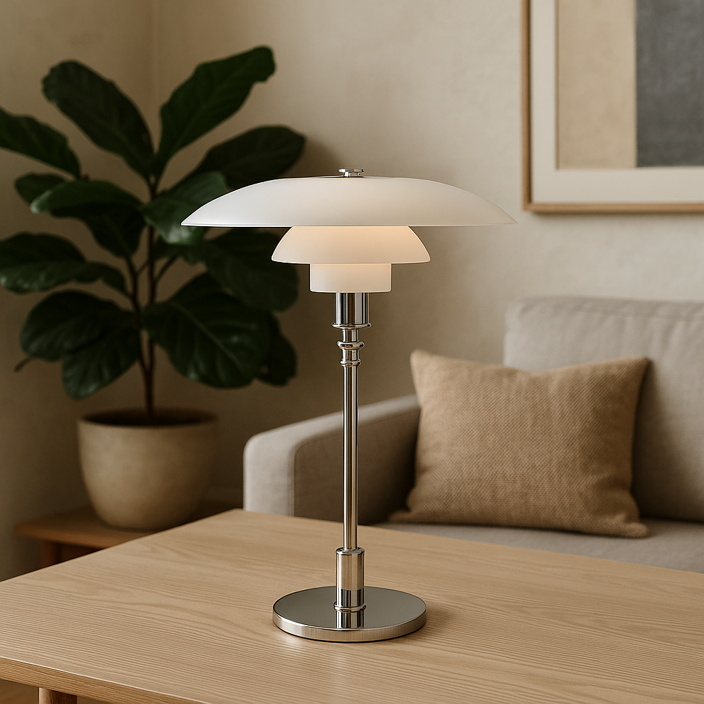 Lampada da tavolo di design danese