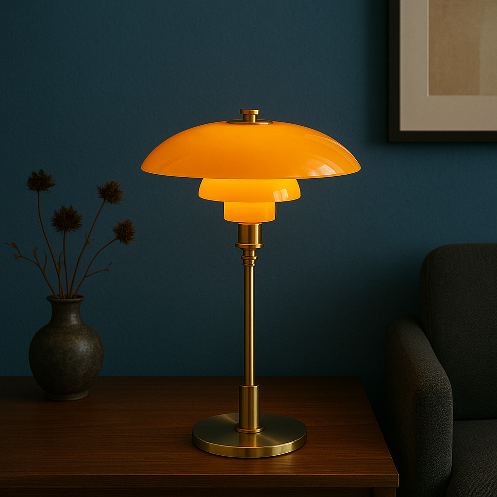 Lampada da tavolo di design danese