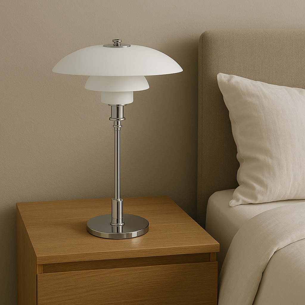 Lampada da tavolo di design danese