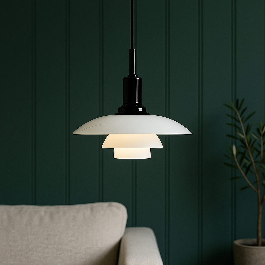 Lampada a sospensione di design danese
