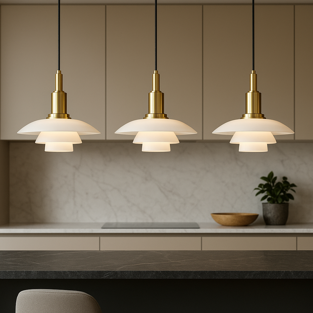 Lampada a sospensione di design danese