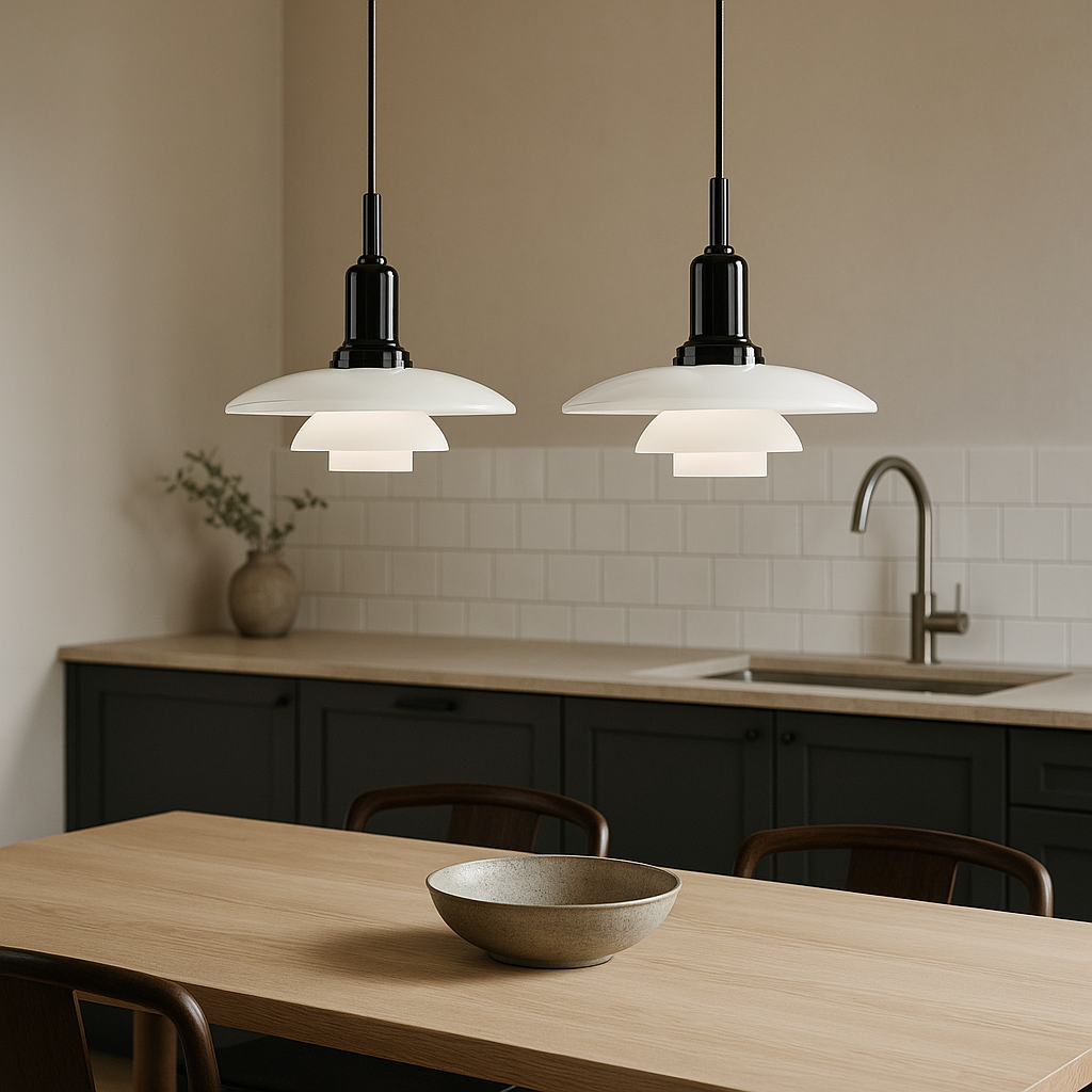 Lampada a sospensione di design danese