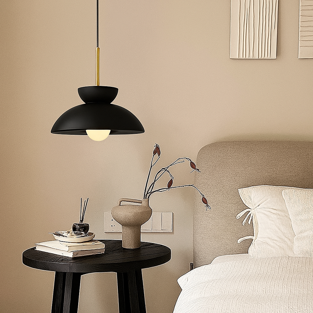 Lampada a sospensione in stile Wabi Sabi