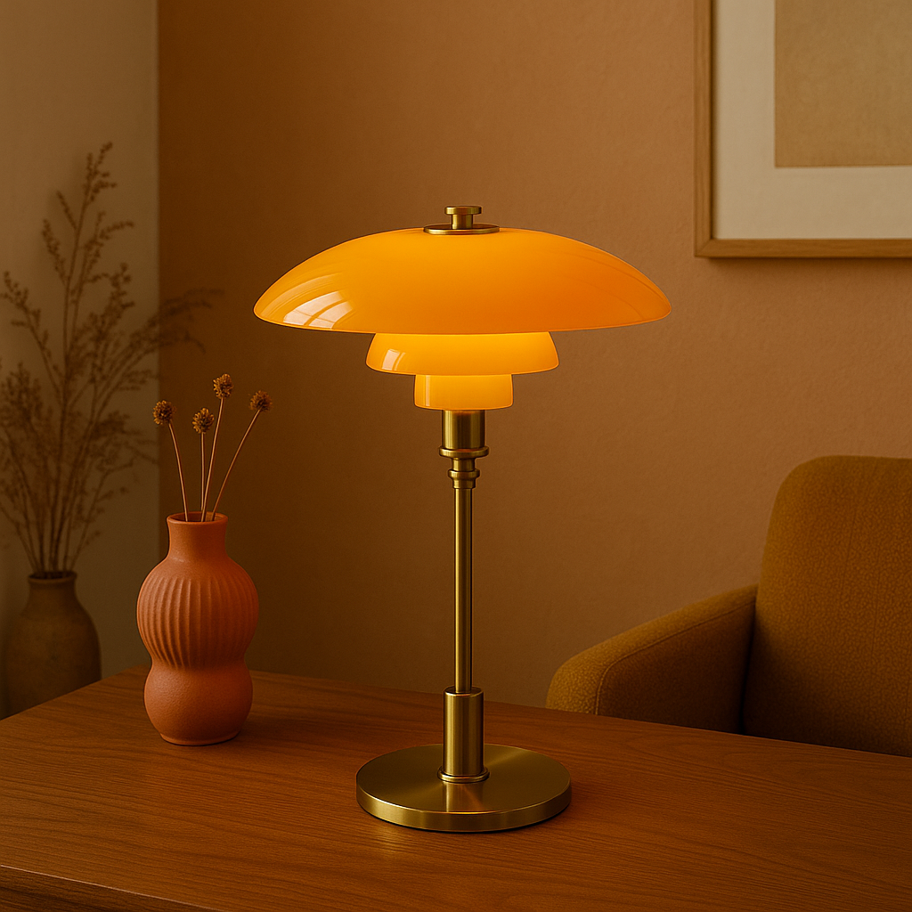 Lampada da tavolo di design danese
