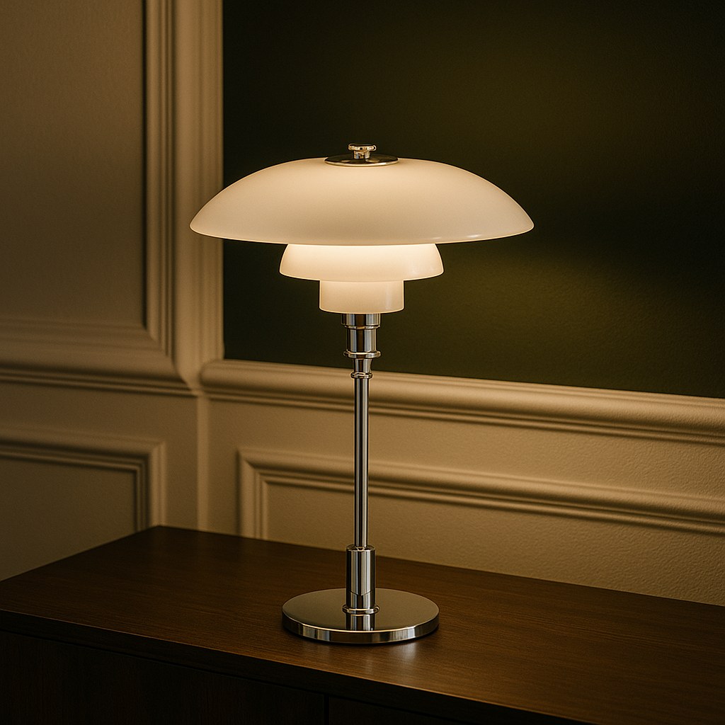 Lampada da tavolo di design danese
