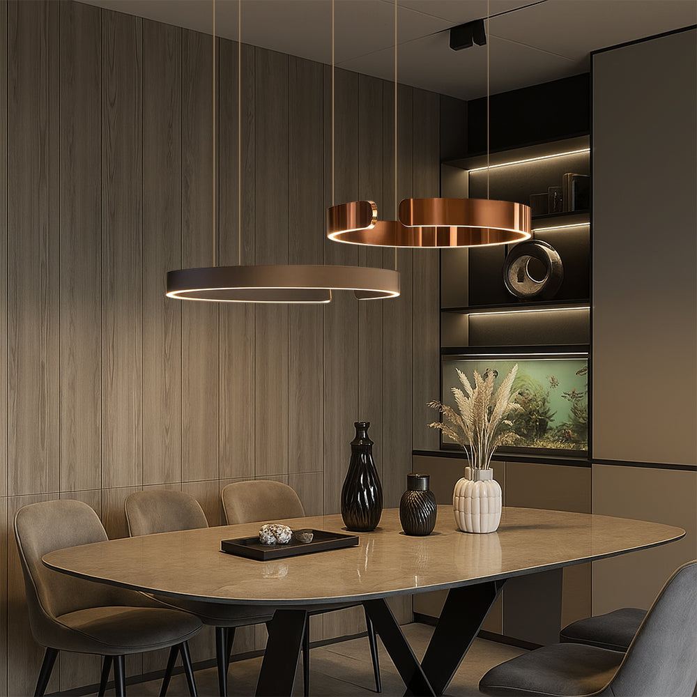Lampada a sospensione ad anello Esthetica