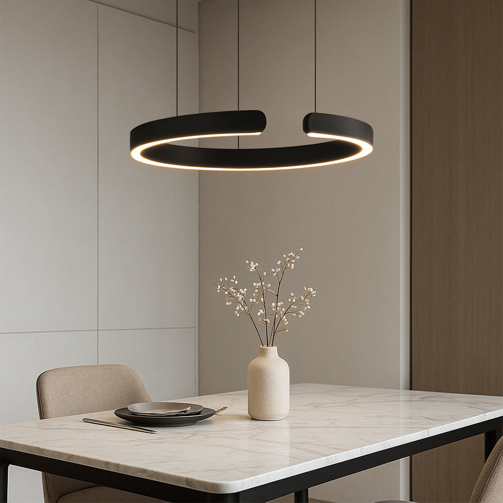 Lampada a sospensione ad anello Esthetica